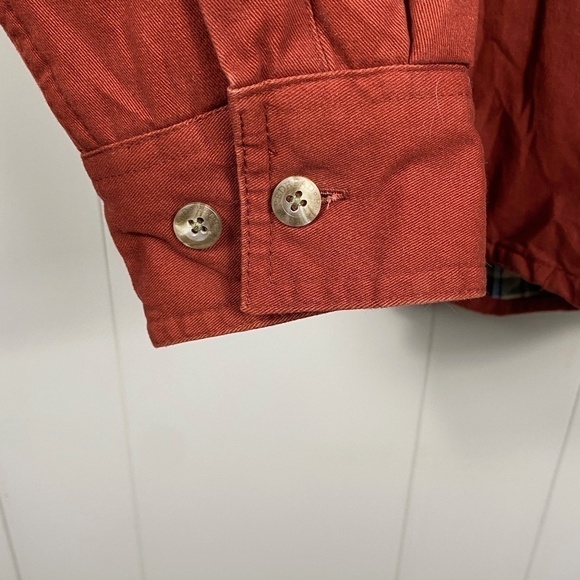 Red Head sold at Bass Pro chore jacket/shirt fleece lined 100% cotton size M - Picture 3 of 9